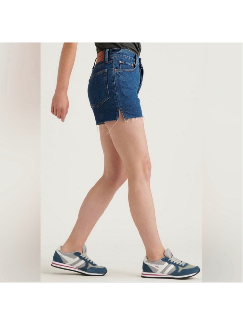Lucky Brand Women's Blue Traveler Relaxed Jean Shorts Size 26 - Picture 2 of 13